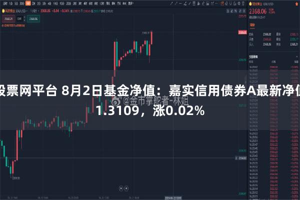 股票网平台 8月2日基金净值：嘉实信用债券A最新净值1.3109，涨0.02%