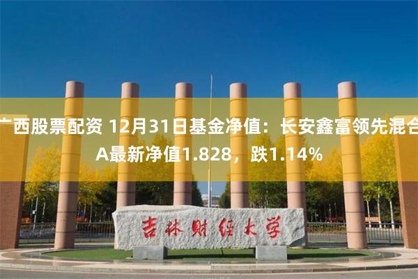 广西股票配资 12月31日基金净值：长安鑫富领先混合A最新净值1.828，跌1.14%